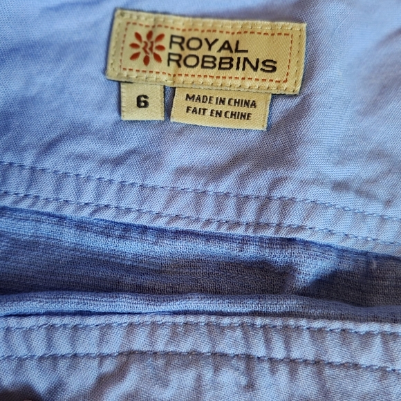 Royal Robbins blue floral skirt - Picture 3 of 5